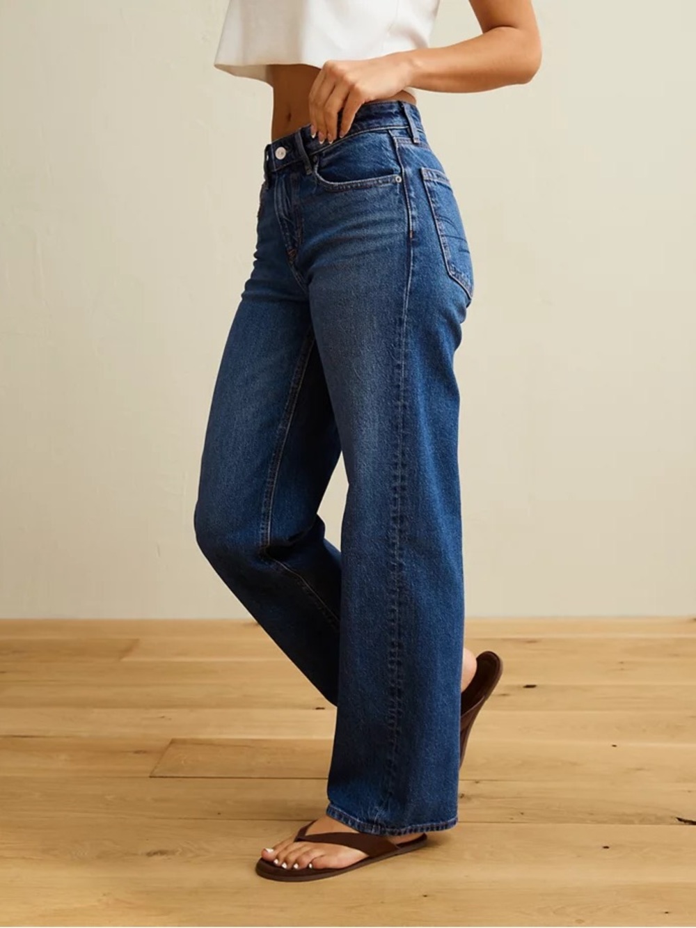 American Eagle Outfitters Curvy High-Waisted Stovepipe Jean Size 18 Short